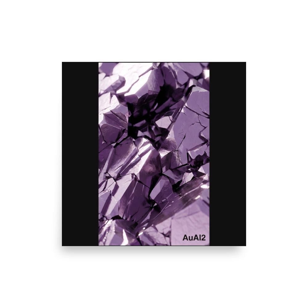 Purple Gold Facets - Image 1